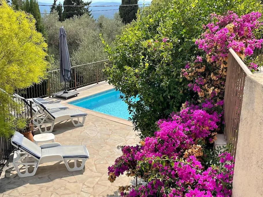 Villa 6 Couchages, Piscine, Vue Mer-Le Tignet