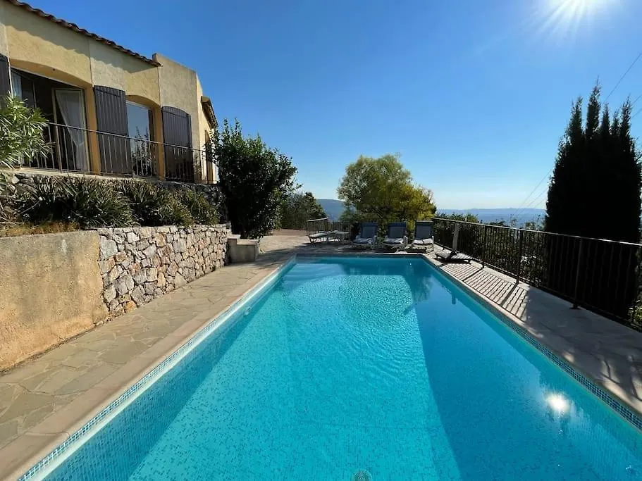 Villa 6 Couchages, Piscine, Vue Mer-Le Tignet